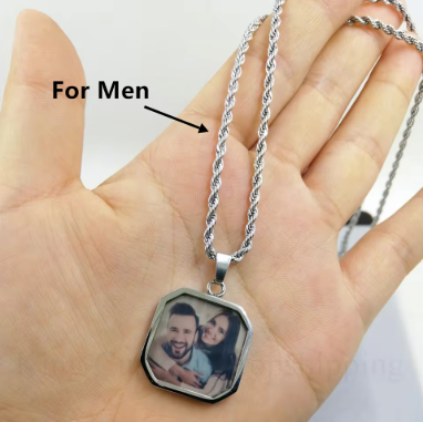 Heat-Activated Hidden Photo Necklace